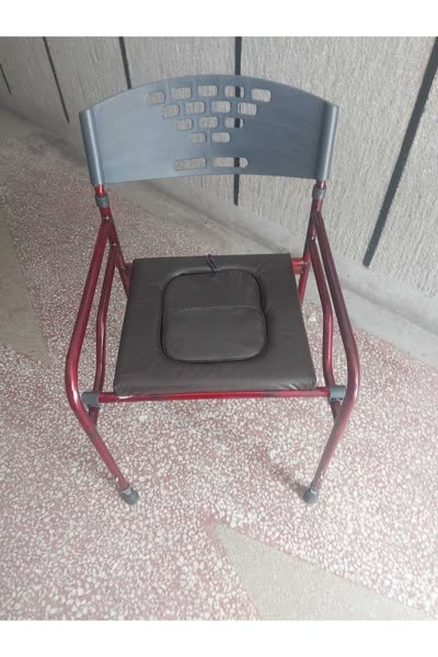 Klozet Yükseltici Hasta Tuvalet Sandalyesi Derili (Model 3583)